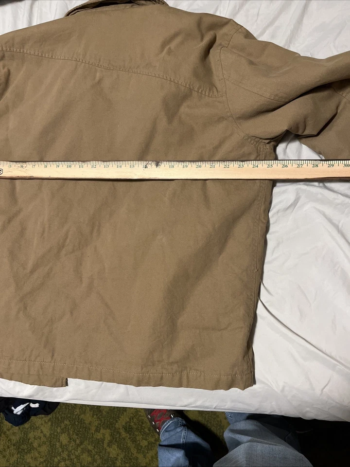 Volcom Mens Button Up Jacket Large Tan - Image 4 of 4