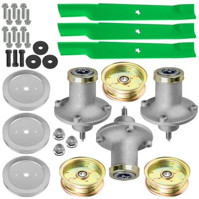 Deck Spindle Pulley & Blade For Dixon Ram Ultra 61 RZT 61x Zero-Turn Mower 61''