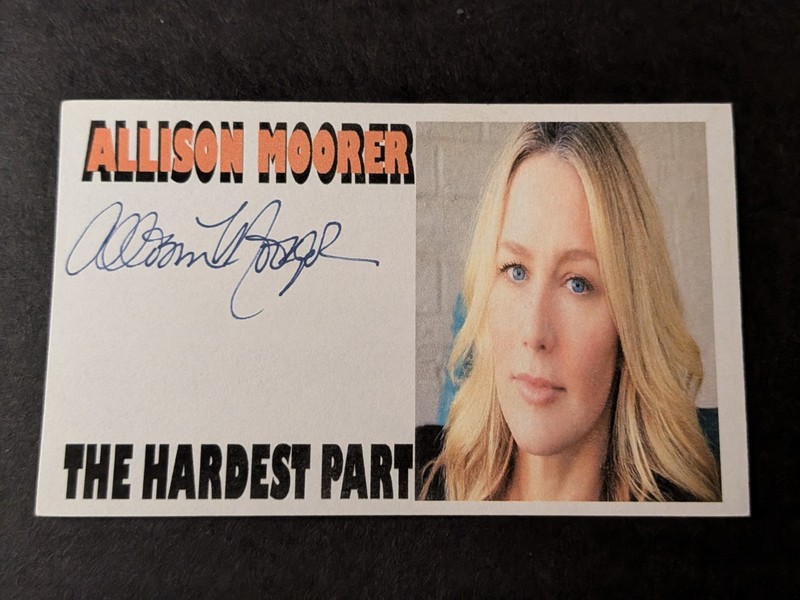 Allison Moorer Signed Index Card - Country Singer