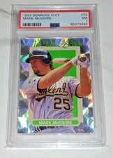 🔥 1993 DONRUSS ELITE MARK MCGWIRE #33 - 2326/10000 PSA 7 LOW POP 21 RARE INSERT