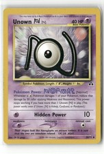 Pokemon Unown [N] 50/75 Psychic Neo Discovery Uncommon