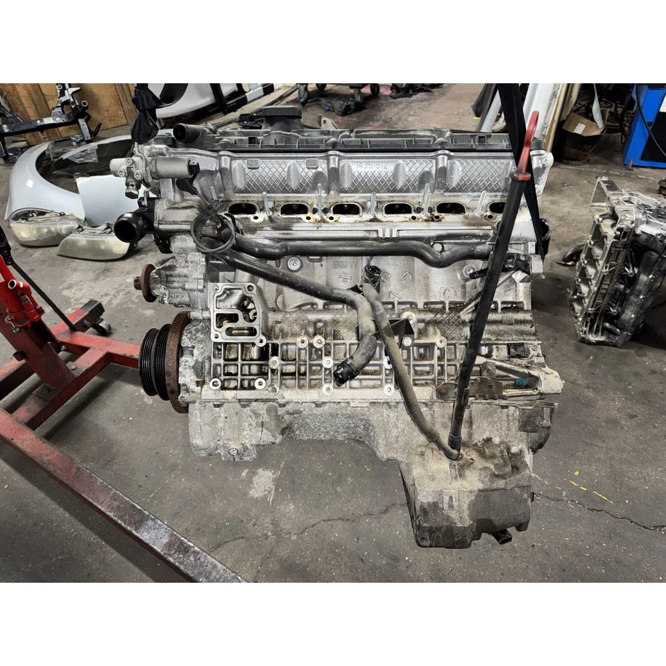 1999-2000 BMW Z3 2.8 Roadster Coupe M52TU 6-Cylinder Engine Assembly Running 70K - Image 2 of 4