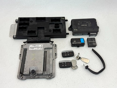 #ad 17 20 JAGUAR F PACE TIRE PRESSURE KEYLESS ENTRY ECU MODULE W 2 KEY FOB SET OEM $534.00