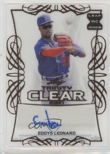 2021 Leaf Trinity Clear Auto Eddys Leonard #CA-EL1 Auto 4z8