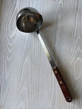 Vintage Robinson Knife Co USA Stainless LADLE with Wood Handle