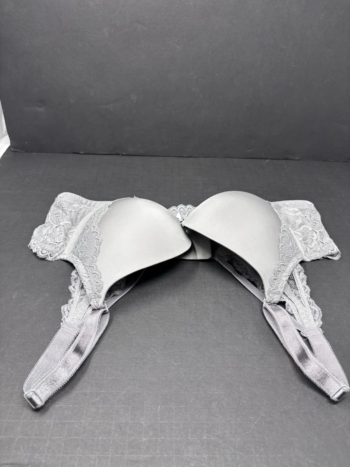 Sujetador Push-Up Torrid Curve Talla 40B con Cable Ajustable Gris Foto 2 de 4