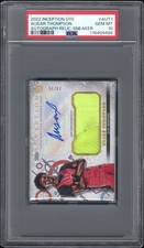 2022 TOPPS INCEPTION OTE AUTO RELIC SNEAKER #AUT1 AUSAR THOMPSON 24/25 PSA 10