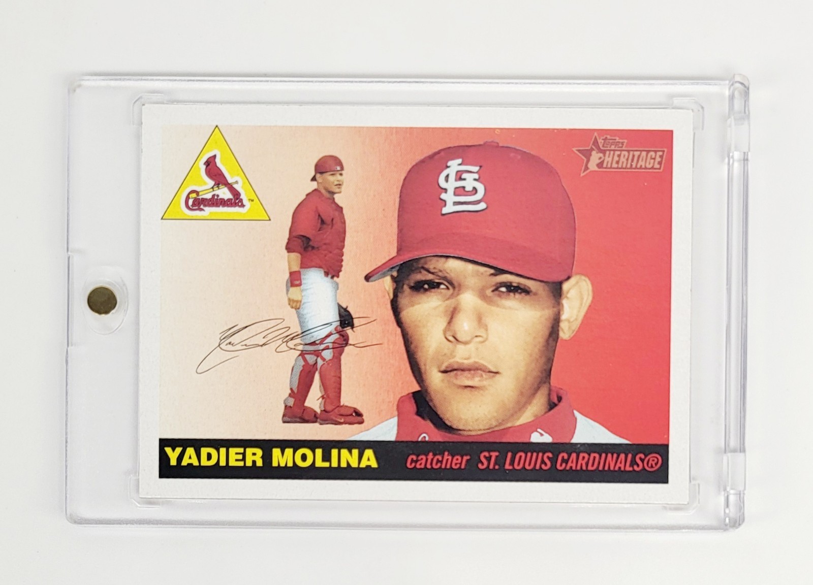 MINT ROOKIE 2004 Topps Heritage Yadier Molina #355 ST. LOUIS CARDINALS RC MLB