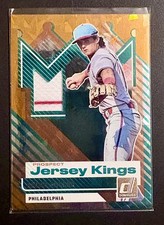 2025 Donruss Aidan Miller Orange Ice Prospect Jersey Kings #PJK-AM Flawless