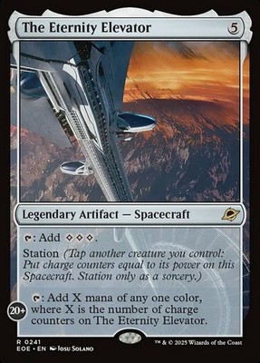 The Eternity Elevator Light Play, English Magic the Gathering MTG Edge of Eterni
