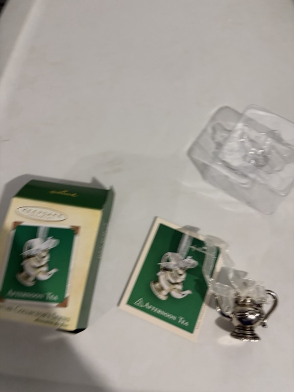 Hallmark Keepsake Miniature Collector's Series Afternoon Tea Teapot FULL SERIES