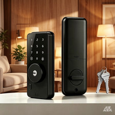 Keylynx 4-in-1 Smart Door Lock with APP Control, Fingerprint Door Locks Keypad