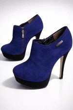 Damenschuhe High Heels Abendschuhe Partyschuhe Keilabsatz Pumps Gr. 36 Blau