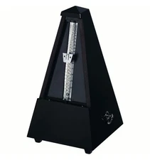 Wittner Plastic Key Wound Metronome Black #845161 New with  Extended Warranty