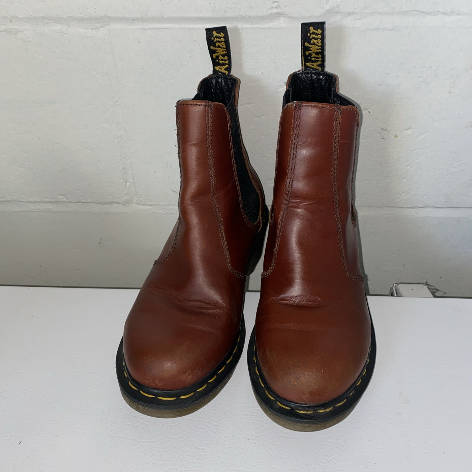 Dr Martens Doc Cadence Boots Reddish Brown Leather US 8 Women AirWair, cushion  thumbnail 2