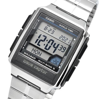 CASIO WAVE CEPTOR WV-59RD-1AJF Men's Watch Digital Silver NEW from Japan