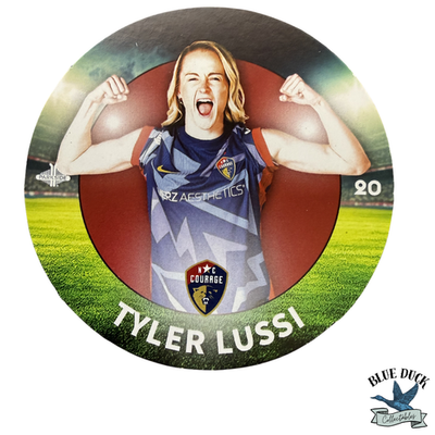 #ad #ad Tyler Lussi 2025 Parkside NWSL 3quot; DIE CUT BALL DISC CARD #20 Courage $4.99