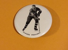 RARE 1969-71 CLAUDE PROVOST MONTREAL CANADIENS BUTTON !!
