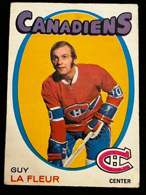 1971-72 O-Pee-Chee #148 Guy Lafleur HOF Rookie Hockey Card VG