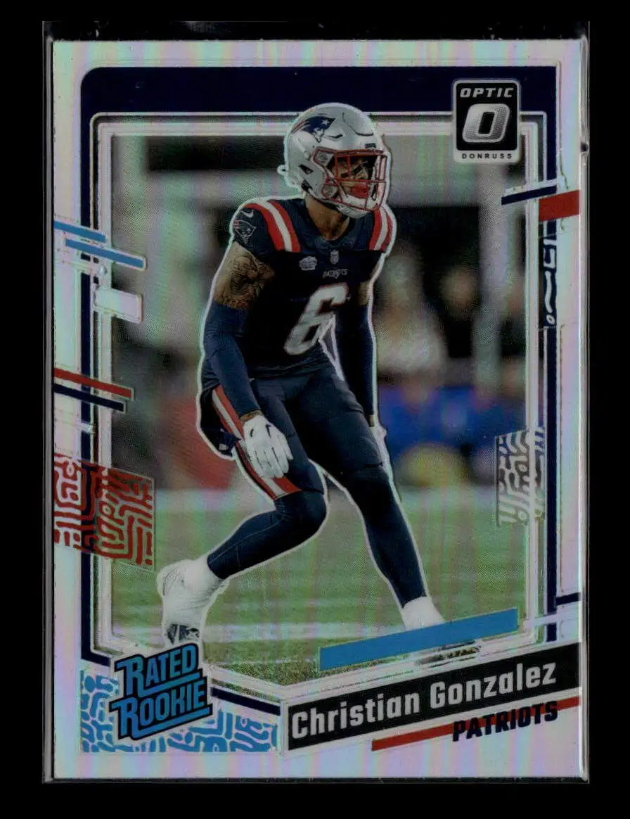 Christian Gonzalez 2023 Panini Donruss Optic Holo Prizm #274 RC