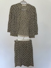Vintage 1960's FEDERICK ALTMANN wool rayon Blouse and Skirt Made In Austria