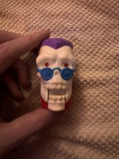 Vintage 1995 Taco Bell Goosebumps - Curly the Skeleton Skullmobile Action Figure