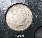 Beautiful Complete Peace Dollar Set in Intercept Shield Album - High Grade Coins — photo 5