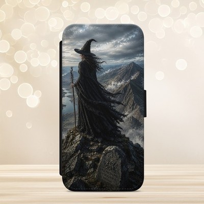 Witch Gothic Wales Uk Witchy Handyhülle iPhone Samsung Google Pixel Flip Wallet