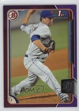 2015 Bowman Prospects Purple 78/250 TJ Chism #BP77 0l2