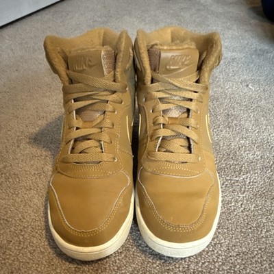 Nike women's EBERNON MID SE SHOES wheat-sail Size 7.5