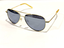 Polaroid Kids PLD 8015/N Gold Aviator Polarized Mirrored Sunglasses 52-12-135