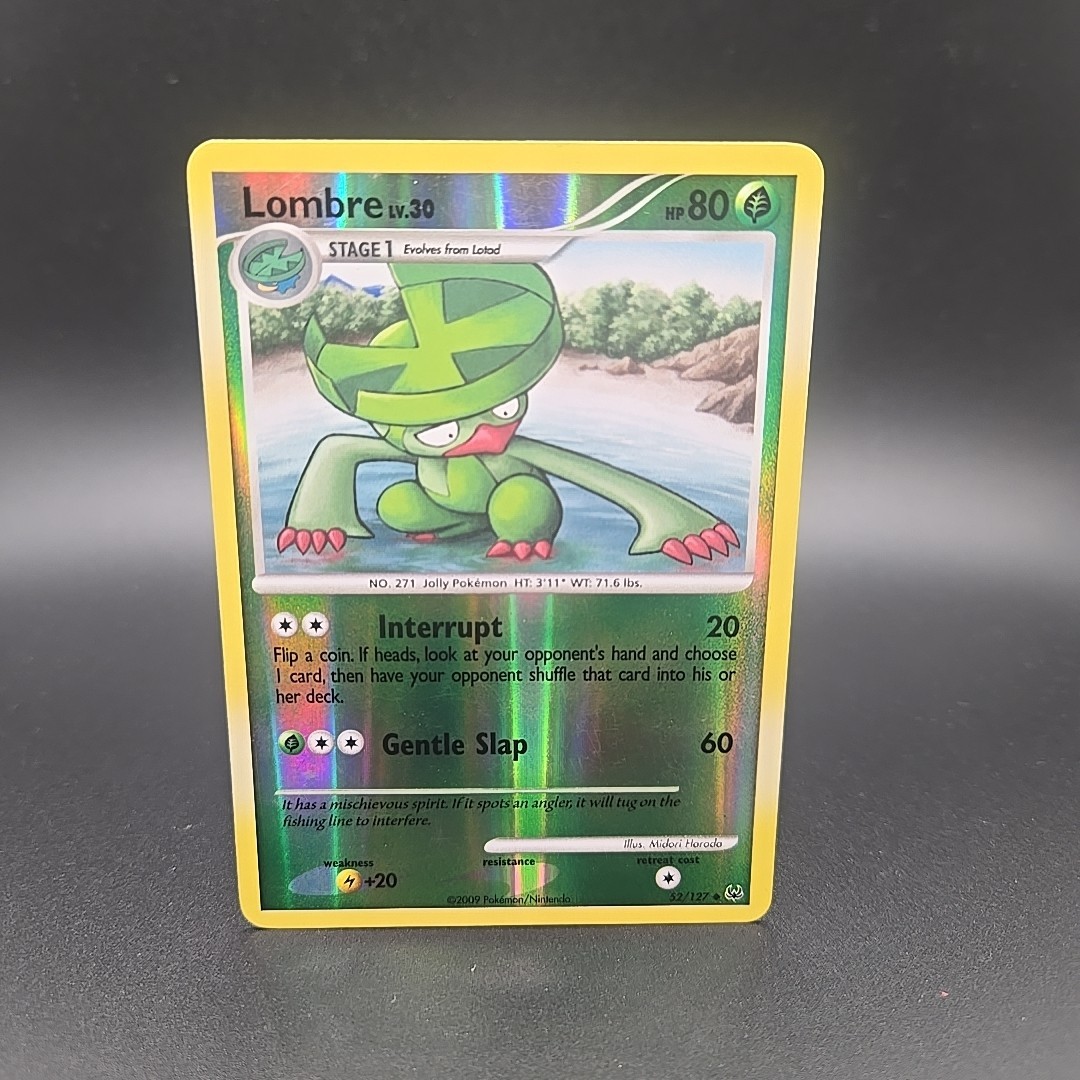 Lombre Platinum Reverse Holo Pokémon TCG 52/127 Uncommon