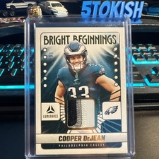 Cooper DeJean 2025 Luminance Bright Beginnings 3-Color Patch 6/ 50 Eagles