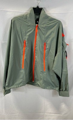 Adidas Women's Green Full Zip Lightweight Jacket XXL