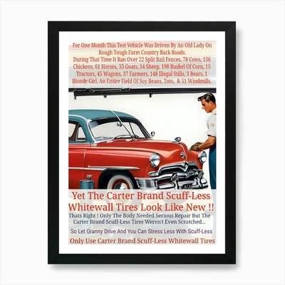 Carter Country ~Reimagined Art Prin Framed Wall Art Poster Canvas Print Picture