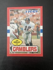 1985 Topps USFL - Jim Kelly #45 Houston Gamblers Football Card