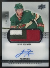 2017-18 UD Premier RPA Patch Luke Kunin RC Auto /299 #AR-LK