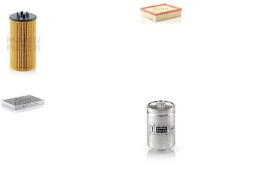 MANN-FILTER Inspektionspaket Filtersatz XL Aktivkohlefilter Filtereinsatz für C5