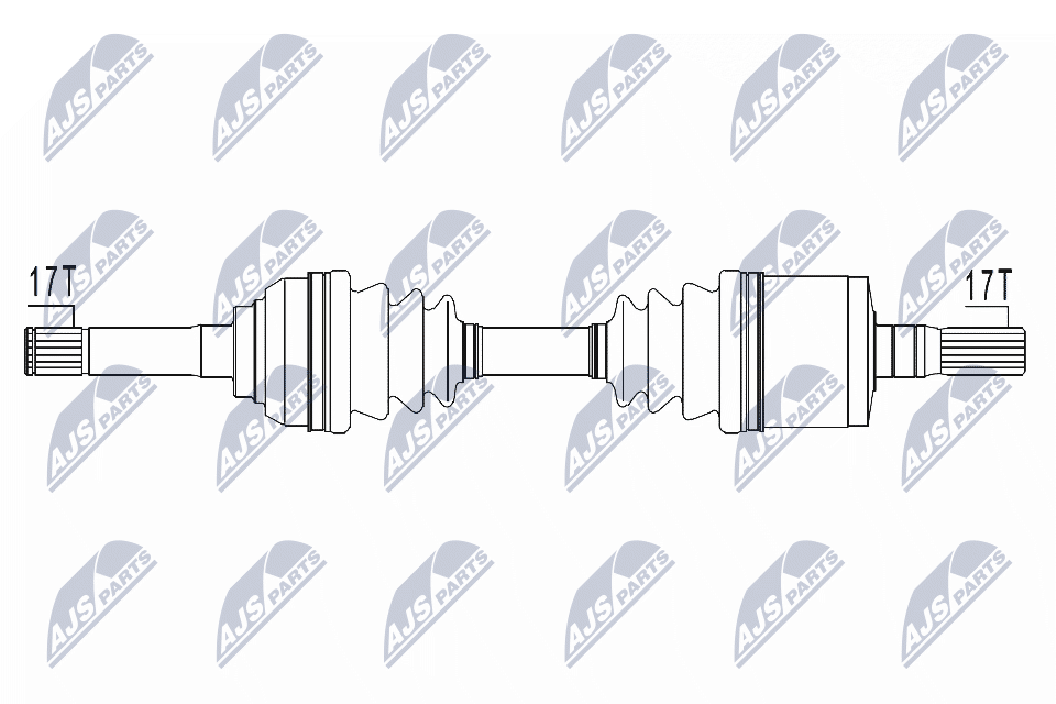 Driveshaft Front Axle Left Manual Transmission NPW-PL-129 NTY for OPEL - Image 2