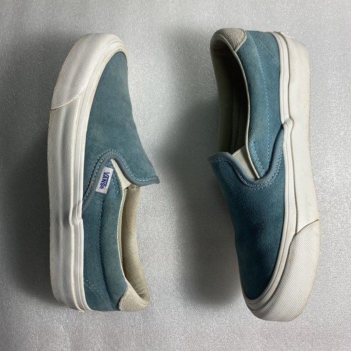 Vans Off The Wall Originals US Men\u0026#039;s 4.5 Women\u0026#039;s 6.0 cm 22.5  Suede Blue PreOwned | eBay