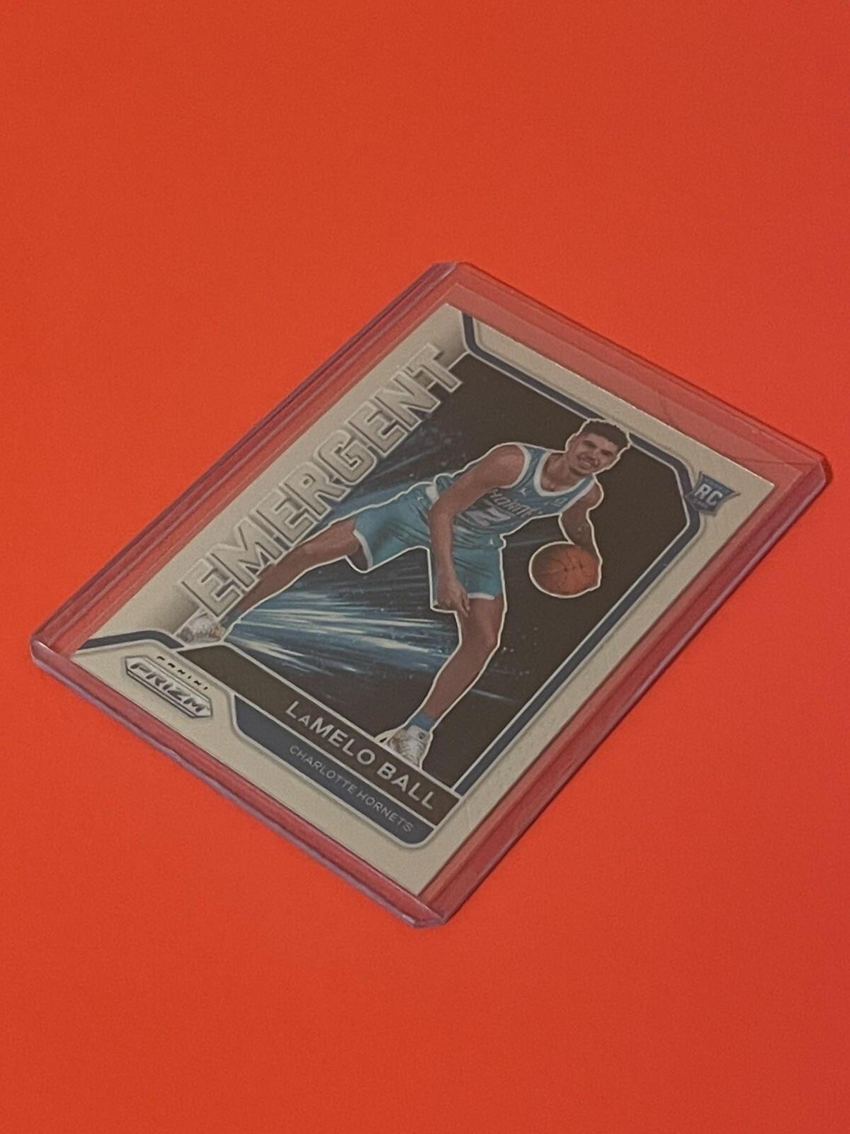 2020-21 Panini Prizm - Emergent Silver Prizm #23 LaMelo Ball (RC)