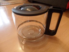 Replacement Glass Jug Coffee Machine 140/125 1.3 Ltr Black New Original Packaging Model 052109050