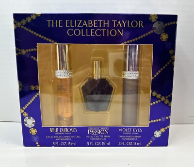 The Elizabeth Taylor Collection 3pc Set - 3 Different Scents - Factory Sealed