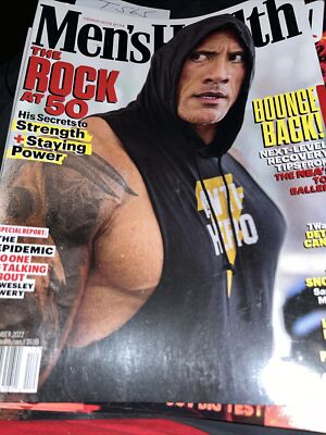 Men s Health magazine December 2022 ,The Rock At 50 ,NBA s Top Ballers  T-565