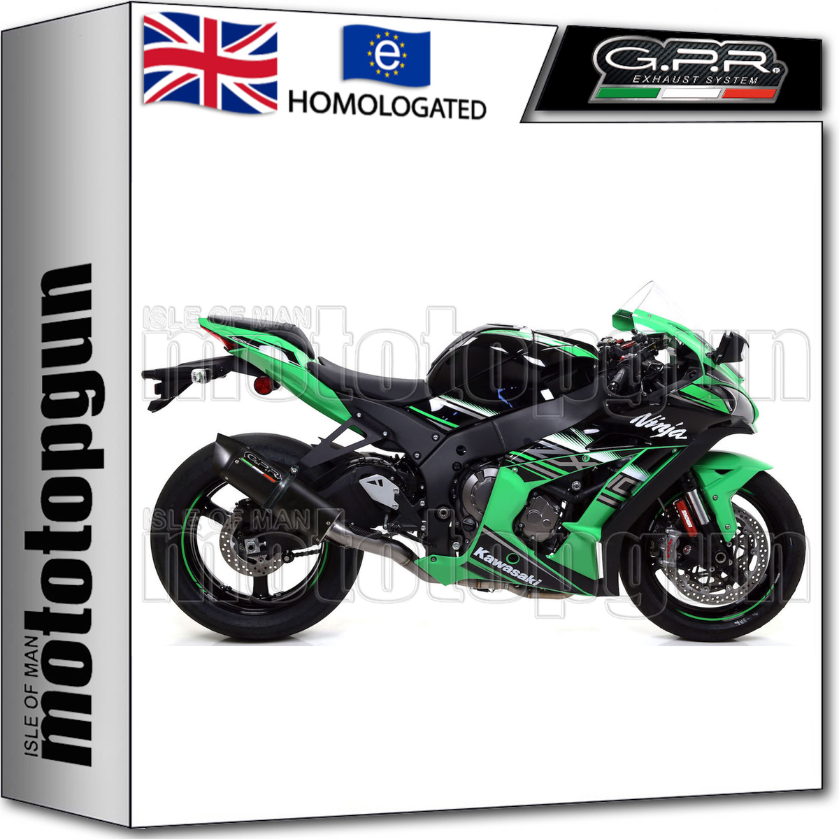 GPR EXHAUST HOM FURORE BLACK KAWASAKI ZX10R ZX-10R 2013 13 GPR EXHAUST HOM FURORE BLACK KAWASAKI ZX10R ZX-10R 2013 13