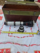 Vintage Bausch And Lomb Cinemascope Projector Lens Attachment Cinephor W/ Case