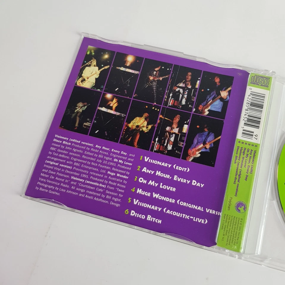 Red Cross Visionary Any Hour Every Day O My Lover Hugo Wonder 5 Tracks 1993 CD - Image 4 of 4