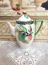 Carlton Ware Orange Embossed Coffee Pot Lustre Fruit 3052A 1920s
