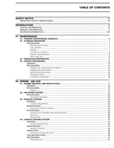 Seadoo GTI GTR Series Service Manual | 2023 | Wake 170, Fish Pro | CD OR USB - Bild 2 von 17