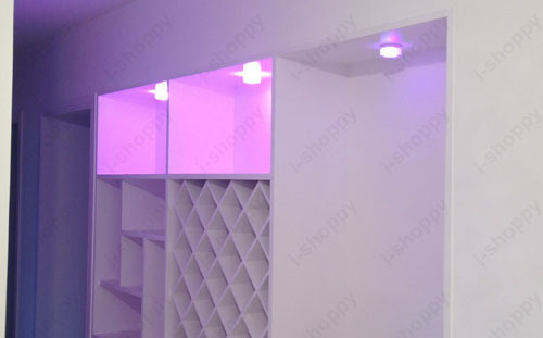 Crystal LED Ceiling Light Fixture Roundness Recessed Lamp Dimmable/N Living Room - Picture 10 of 18